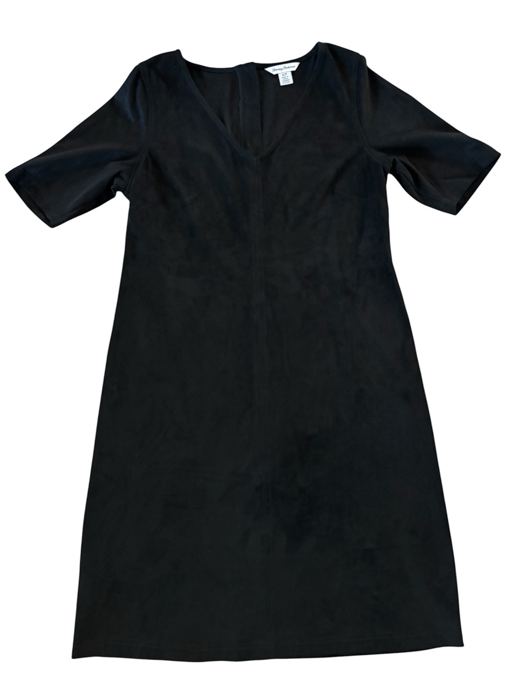 Tommy Bahama Dress Womens S/P Black Faux Suede Salina Sands Date Night Formal